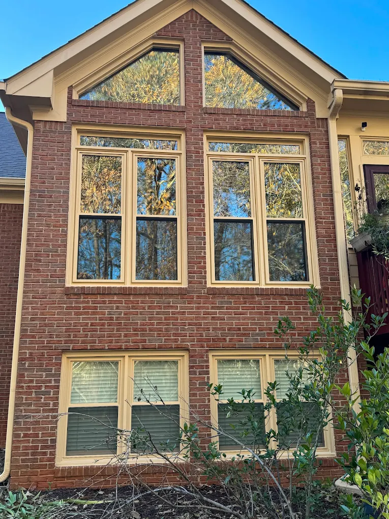 Brick home window replacement — exterior